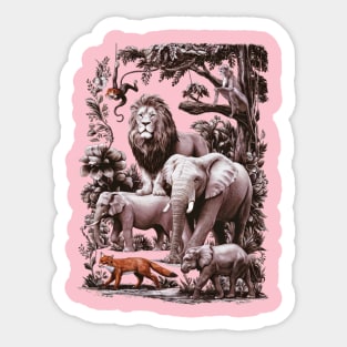 The Animal Kingdom Sticker